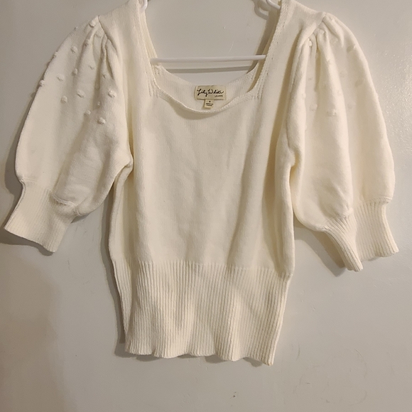 Lily White Tops - Lily White Cream Knit Top
